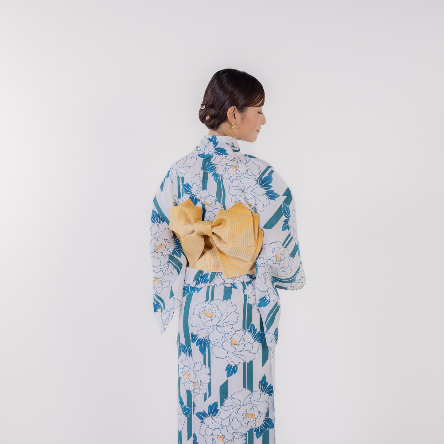 emi kimono Jupiter blue×Light blue