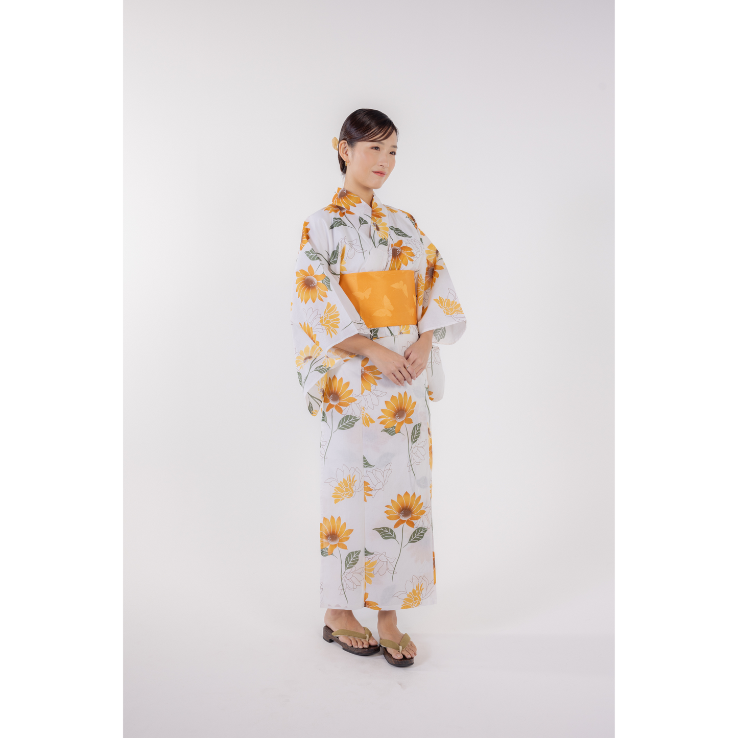 emi kimono Orange×Orange